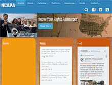 Tablet Screenshot of ncapaonline.org